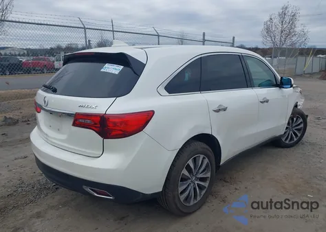 2014 Acura Mdx Technology Package z USA, uszkodzony, nr VIN 5FRYD4H42EB009022